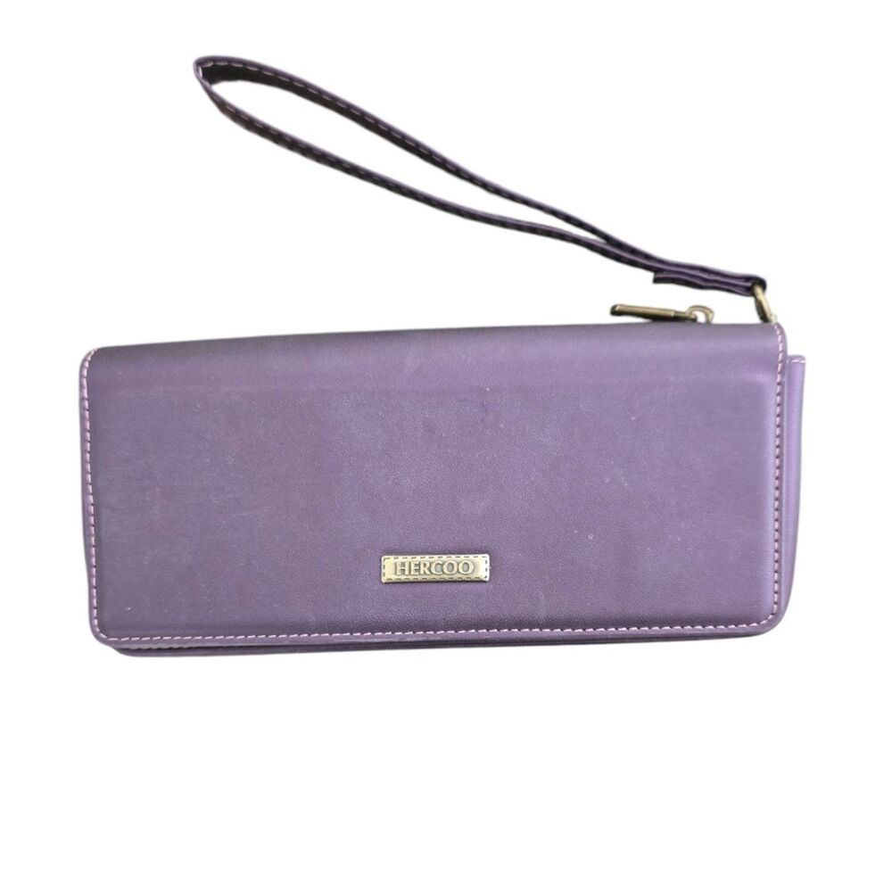 HERCOO CaseMe ME30 Max Purple Phone Wallet Wristlet Clutch Bag